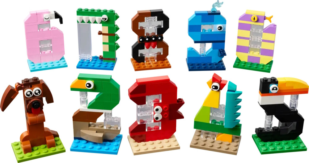 Конструктор Lego Birthday Numbers 40807