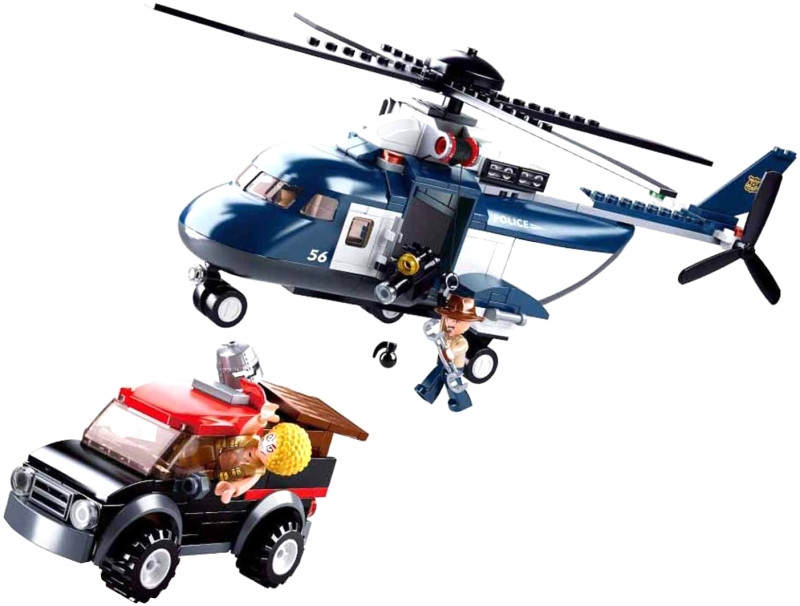 Конструктор Sluban Big Police Helicopter M38-B0656