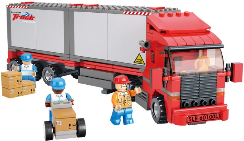 Конструктор Sluban Big Red Truck M38-B0338