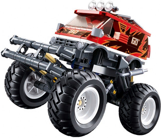 Конструктор Sluban Bigfoot Red Go M38-B1159