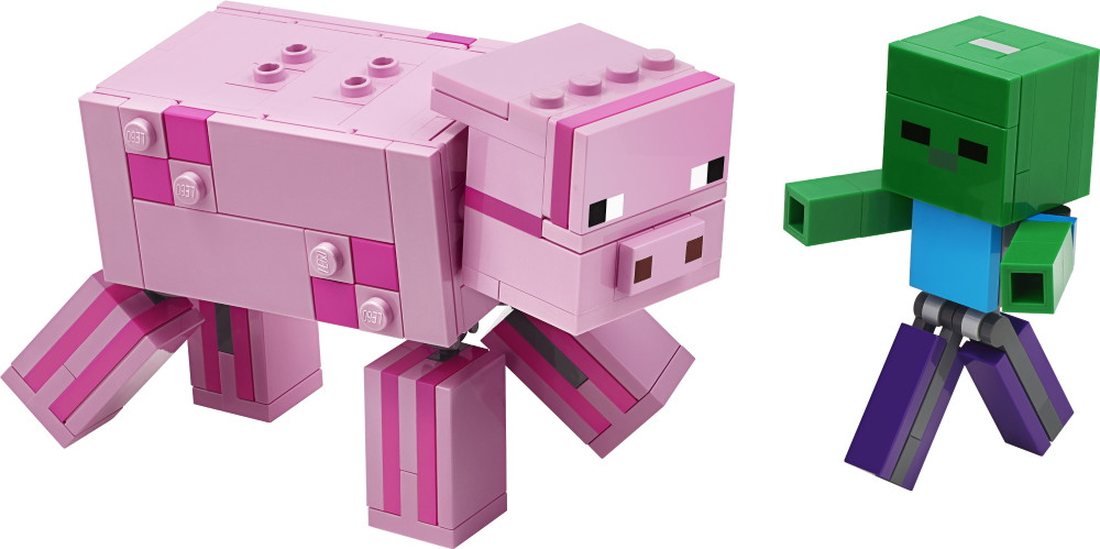 Конструктор Lego BigFig Pig with Baby Zombie 21157