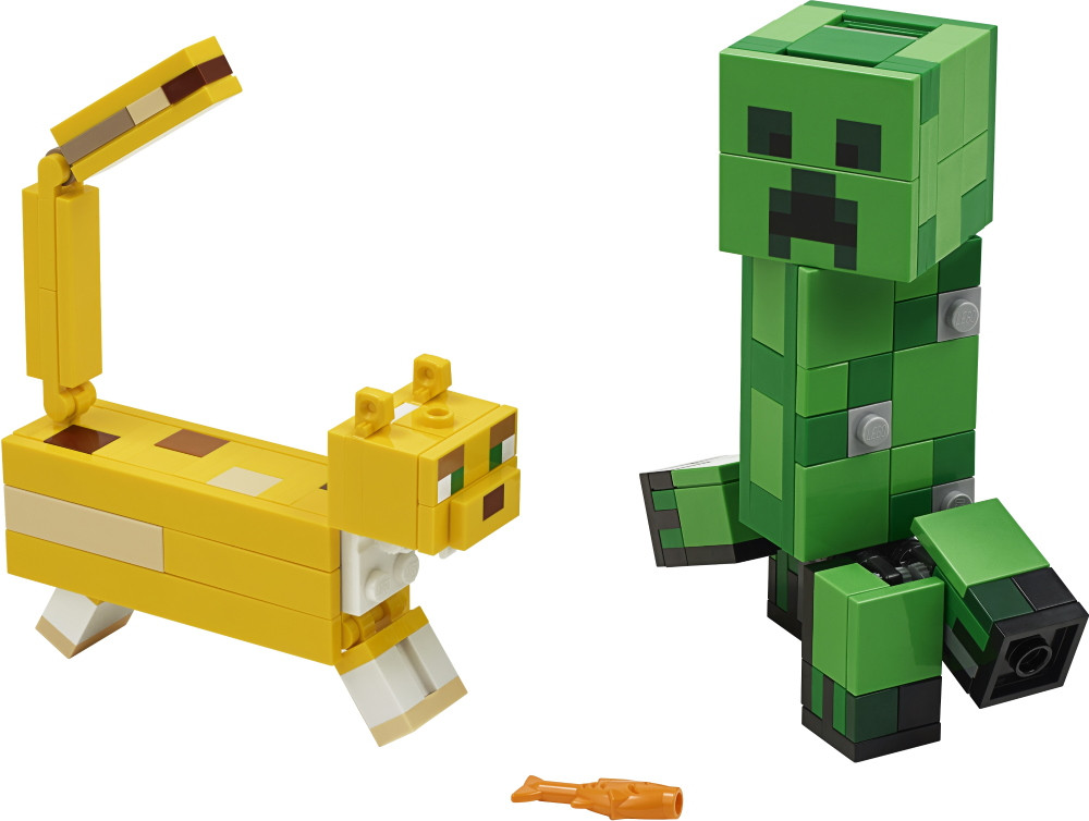 Конструктор Lego BigFig Creeper and Ocelot 21156