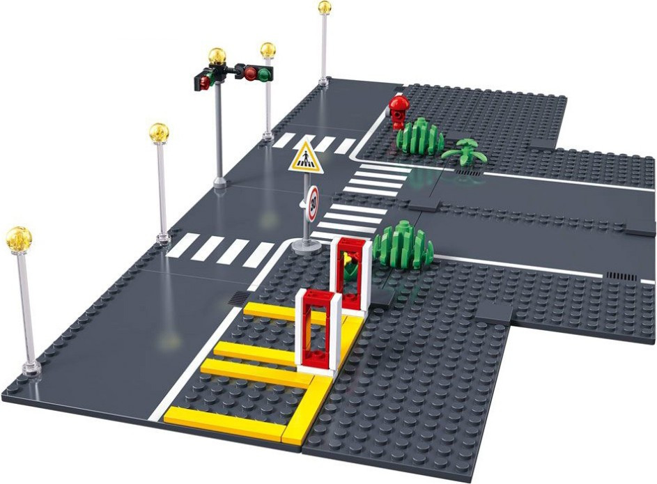 Конструктор Sluban Base Plate Road Surface M38-B1327