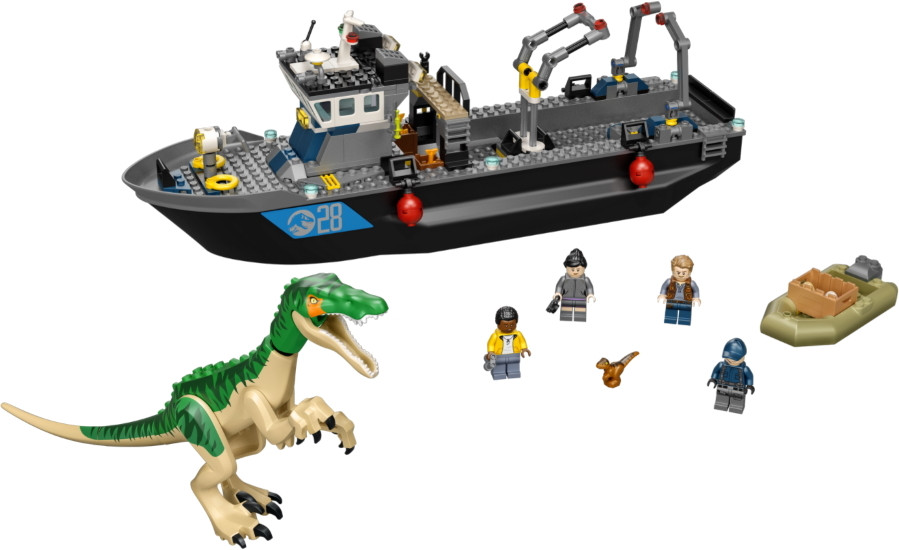 Конструктор Lego Baryonyx Dinosaur Boat Escape 76942