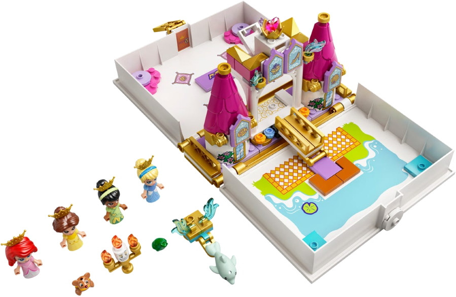 Конструктор Lego Ariel Belle Cinderella and Tianas Storybook Adventures 43193
