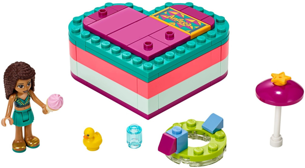 Конструктор Lego Andreas Summer Heart Box 41384