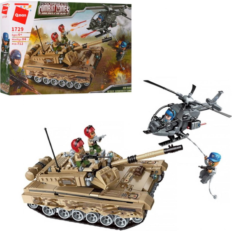 Конструктор Qman Air Raid Heavy Armored Tank 1729