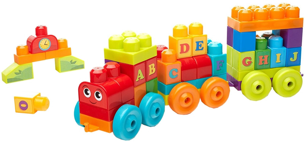 Конструктор MEGA Bloks ABC Learning Train DXH35