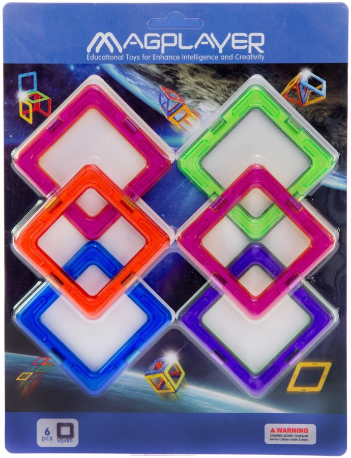 Конструктор Magplayer 6 Squares Set MPC-6