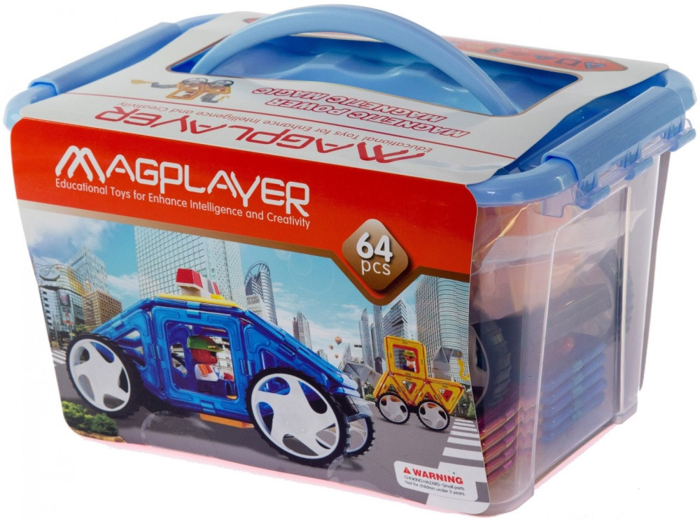 Конструктор Magplayer 64 Pieces Set MPT-64