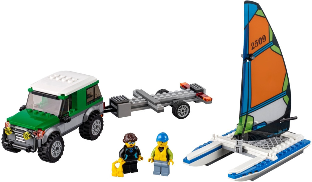 Конструктор Lego 4x4 with Catamaran 60149
