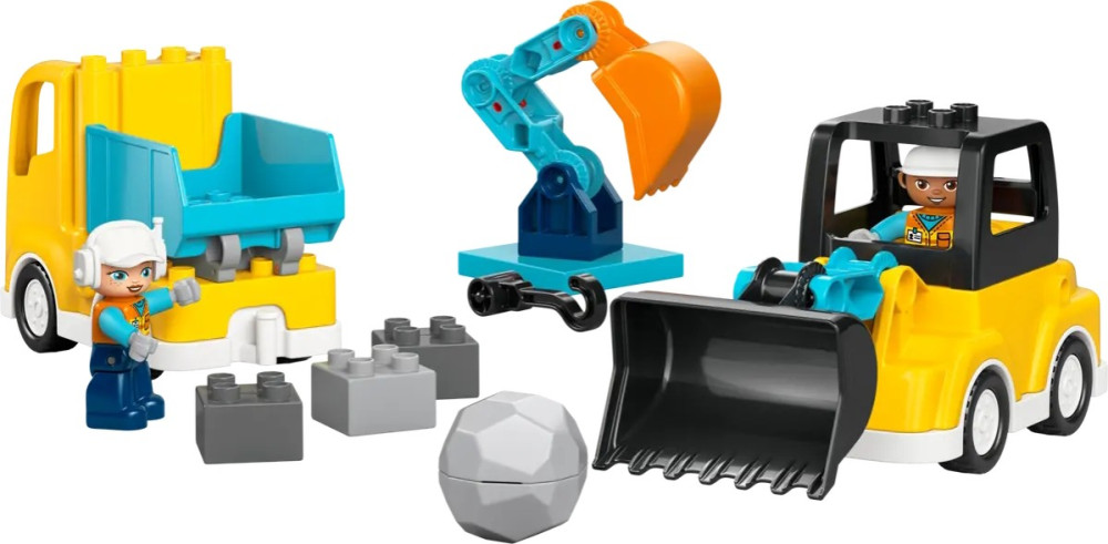 Конструктор Lego 3 in 1 Construction Vehicles 10475
