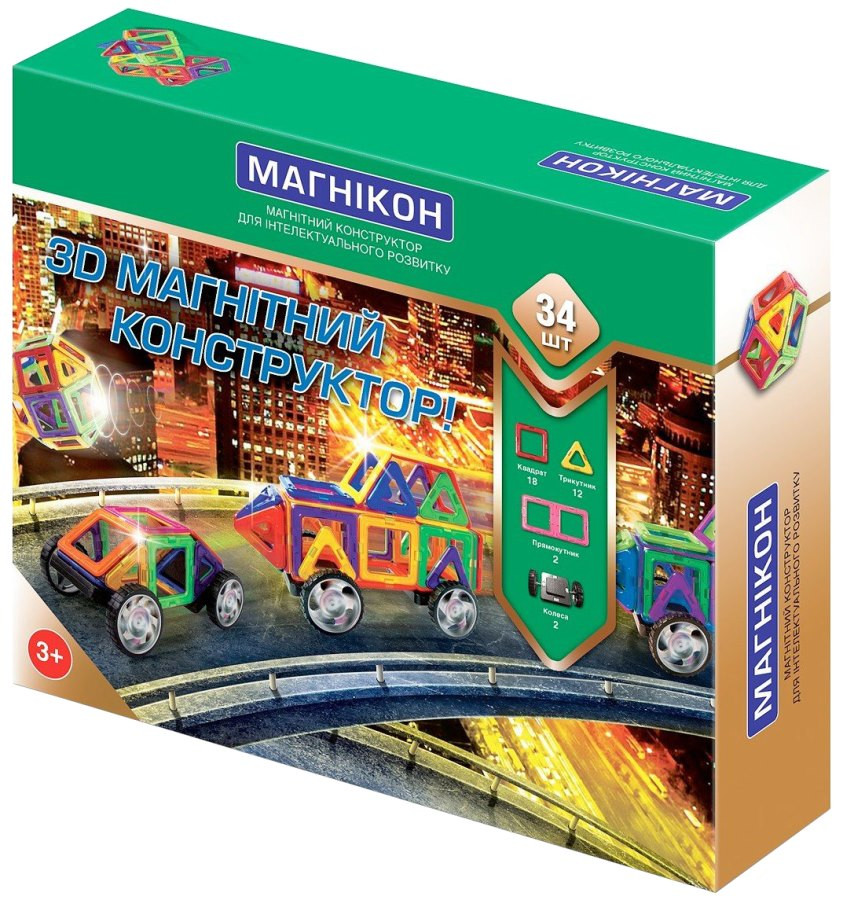 Конструктор Magnikon 34 Pieces MK-34