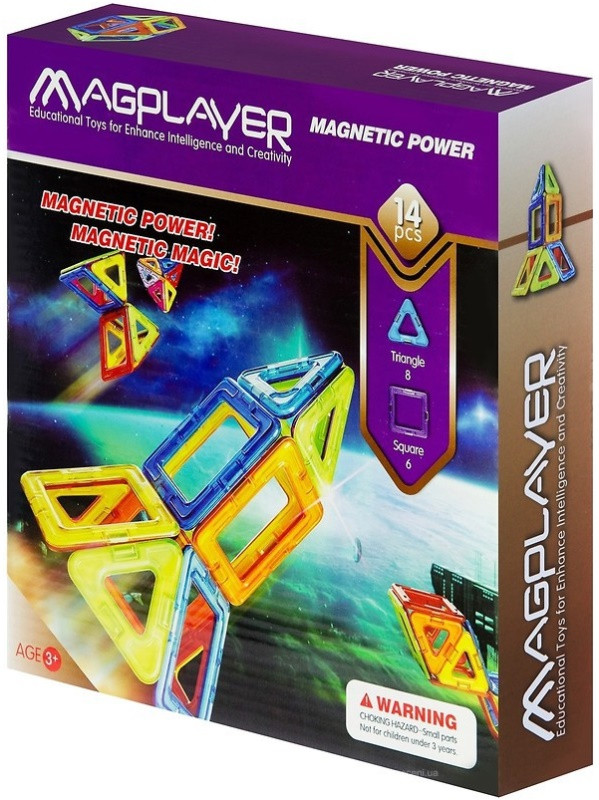 Конструктор Magplayer 14 Pieces Set MPB-14
