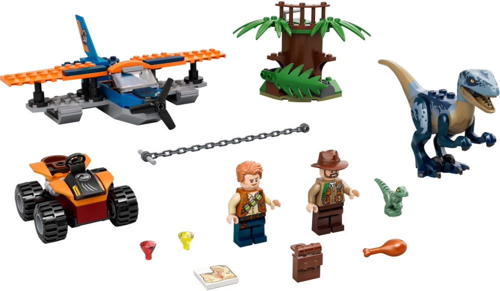 Конструктор Lego Velociraptor Biplane Rescue Mission 75942