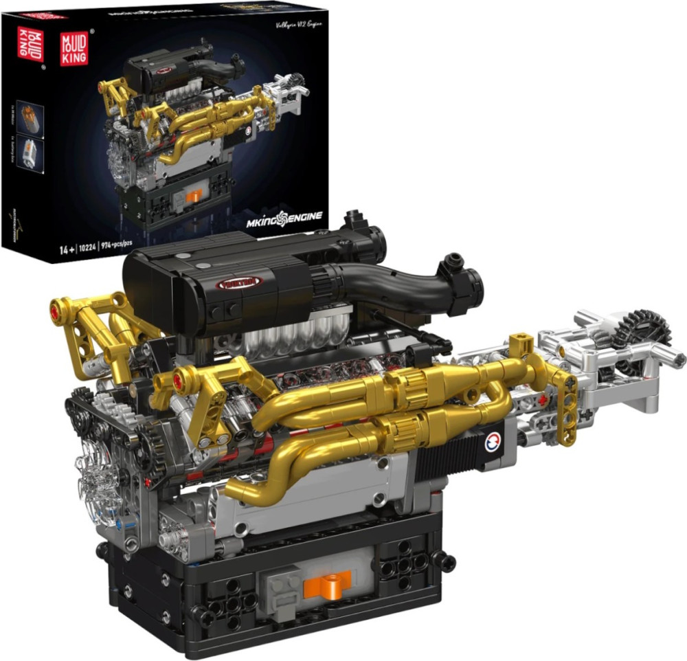 Конструктор Mould King Valkyrie V12 Engine 10224