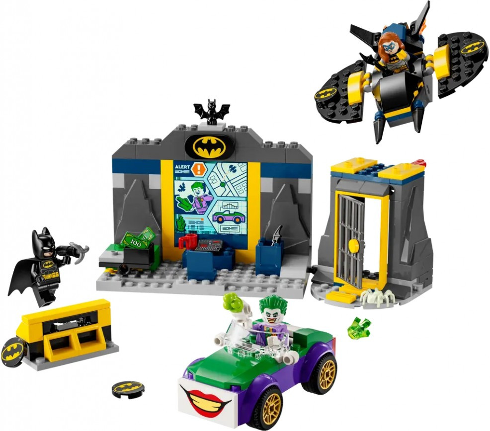 Конструктор Lego The Batcave with Batman Batgirl and Joker 76272