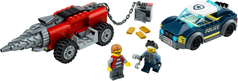 Конструктор Lego Police Driller Chase 60273