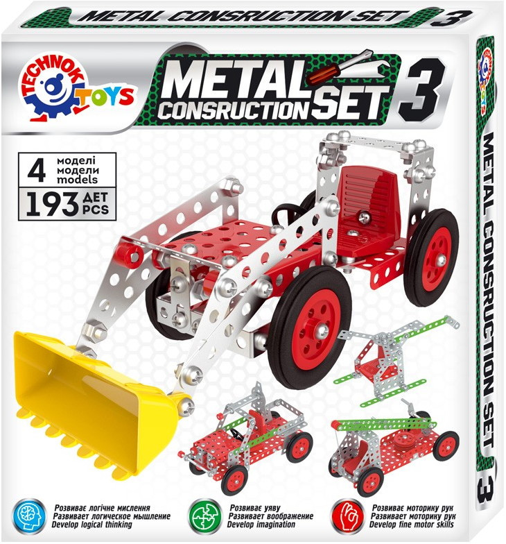 Конструктор Tehnok Metal Construction Set 6412
