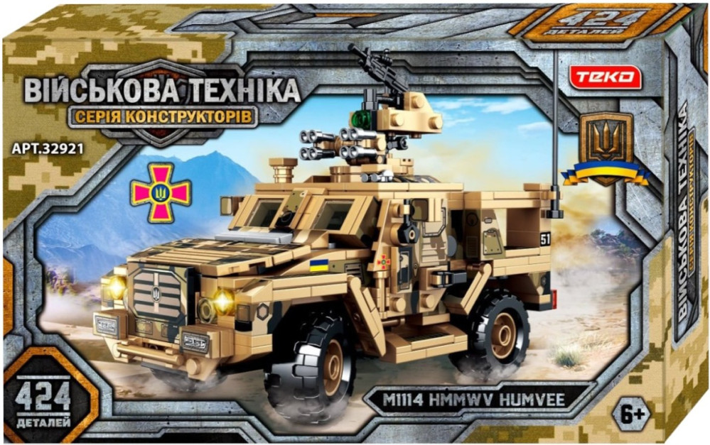 Конструктор TEKO M1114 HMMWV Humvee 32921