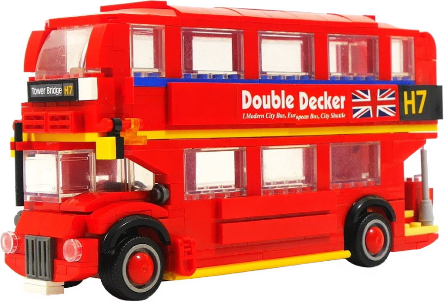 Конструктор Sluban London Double Decker Bus M38-B0708
