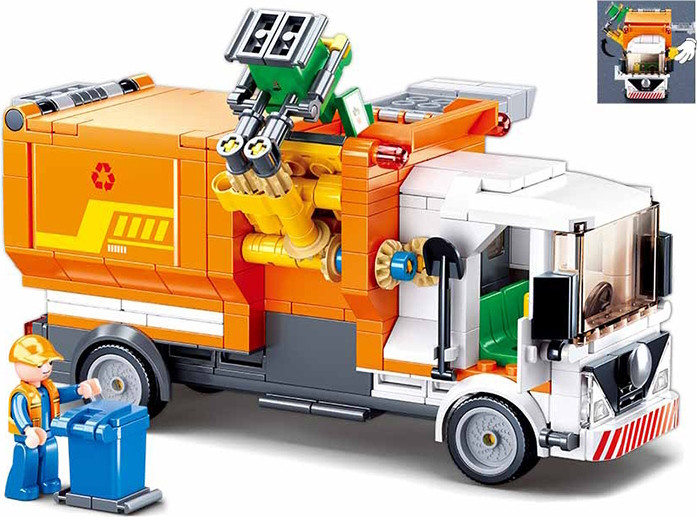 Конструктор Sluban Garbage Truck M38-B1066