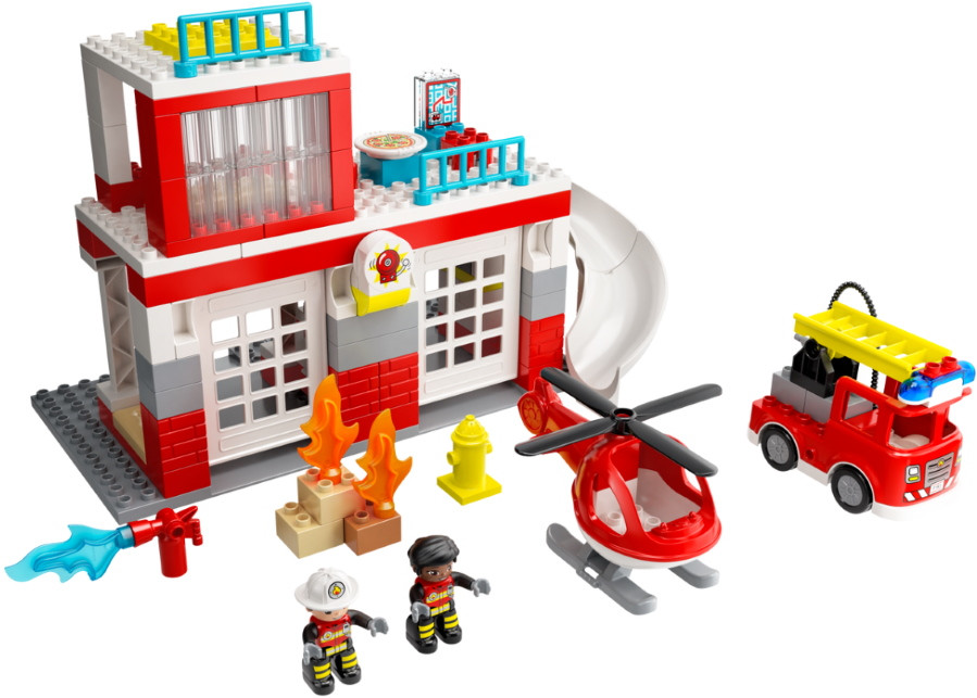 Конструктор Lego Fire Station and Helicopter 10970
