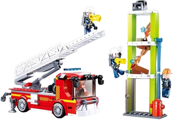 Конструктор Sluban Fire Ladder Practice M38-B0966
