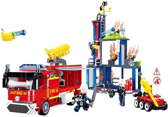 Конструктор Sluban Fire Fighting Training Center M38-B0967