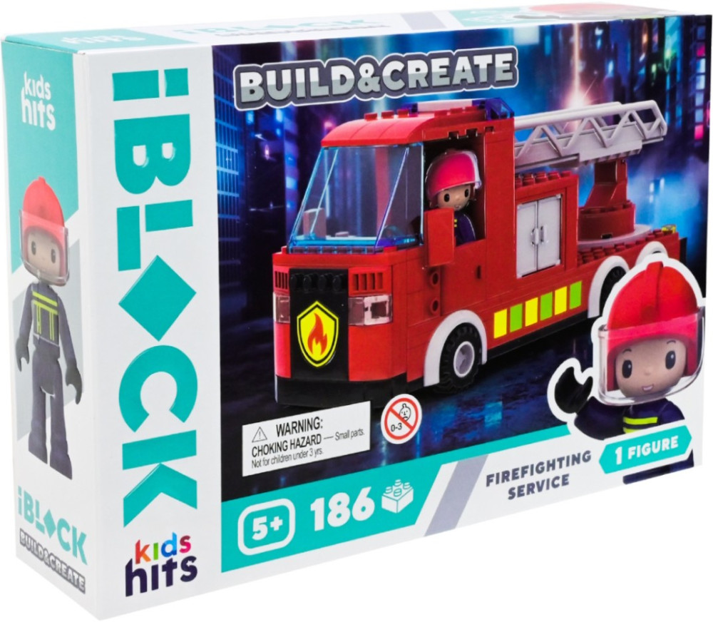 Конструктор iBlock Firefighting Service KH17/001/3