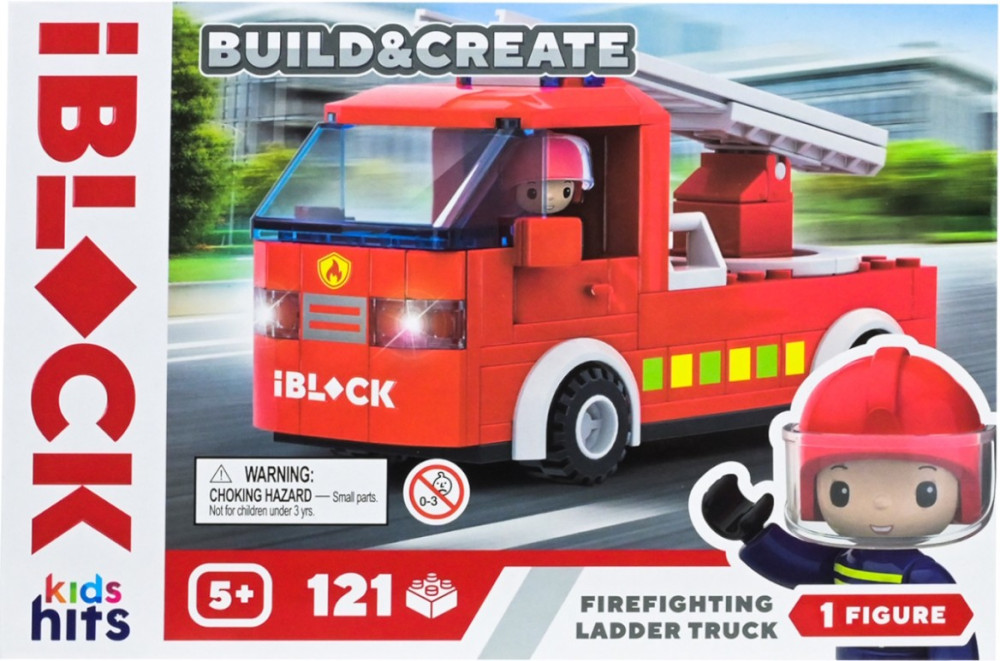 Конструктор iBlock Firefighting Ladder Truck KH43/001/1