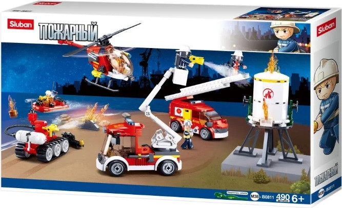 Конструктор Sluban Fire Engine M38-B0811
