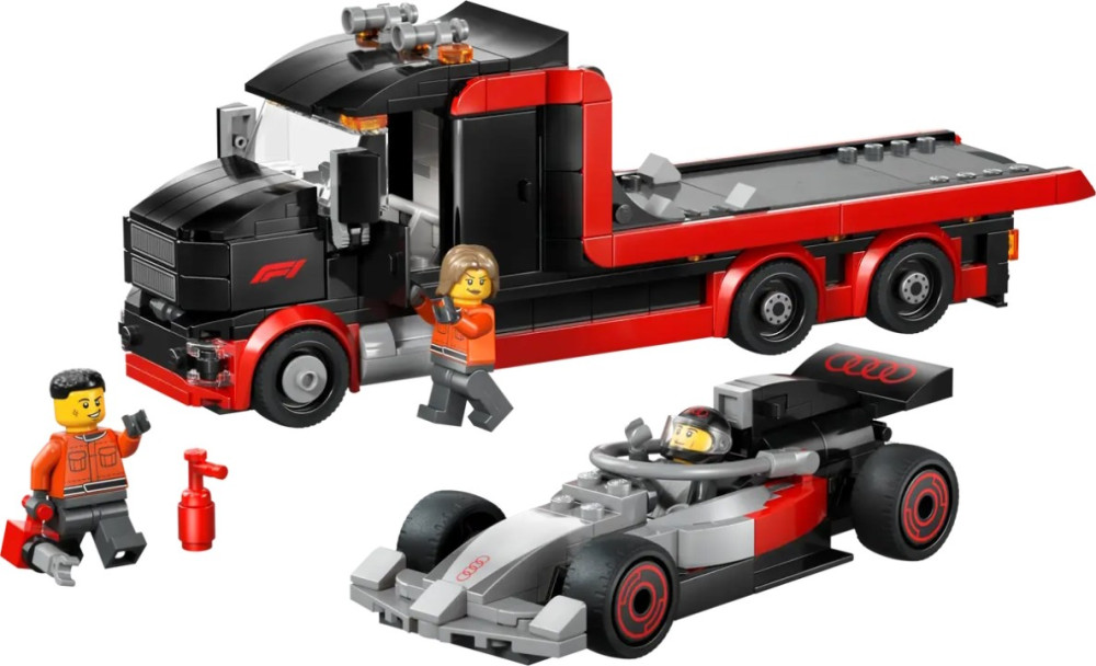 Конструктор Lego F1 Display Truck with Audi Race Car 60493