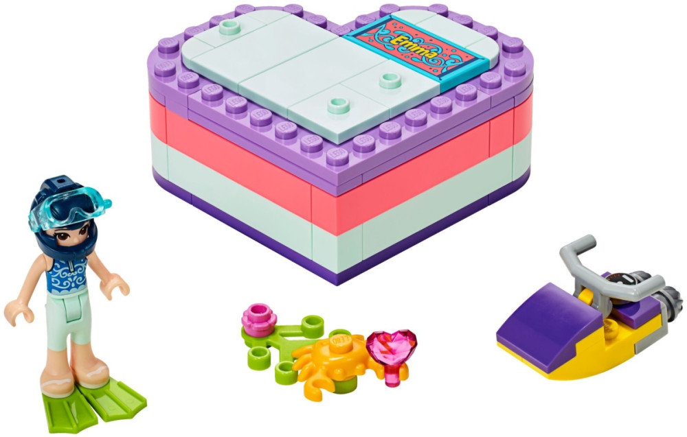 Конструктор Lego Emmas Summer Heart Box 41385