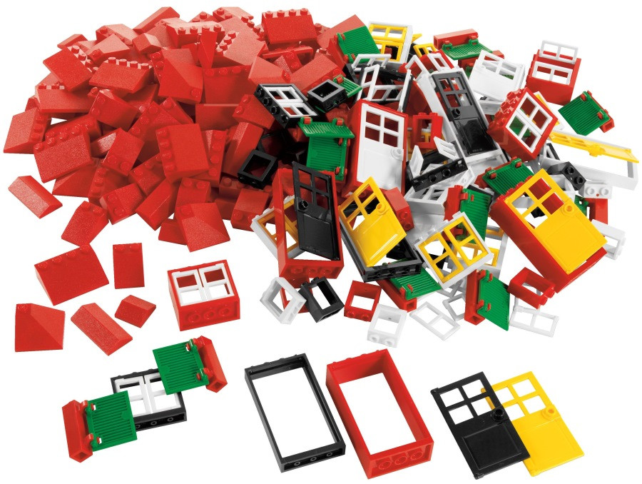 Конструктор Lego Doors, Windows & Roof Tiles Set 9386