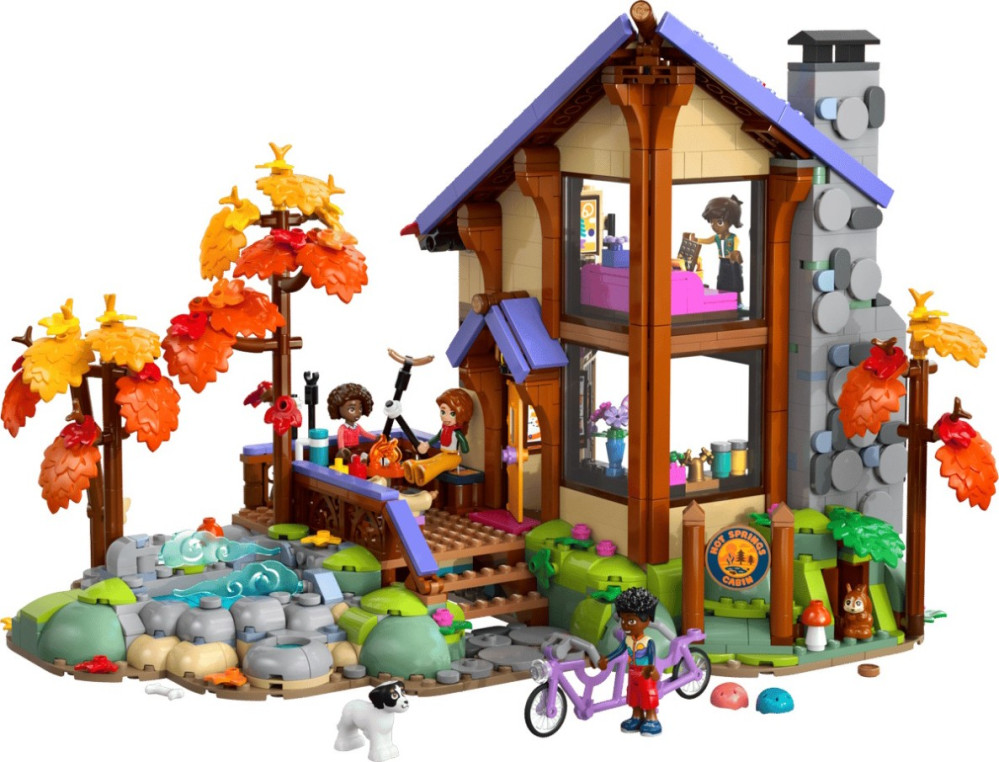 Конструктор Lego Cozy Fall Forest Cabin 42705