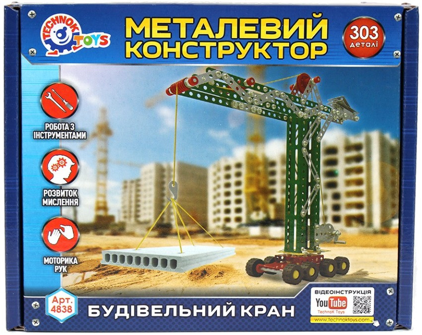 Конструктор Tehnok Construction Crane 4838