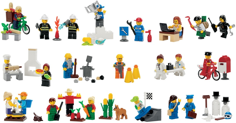 Конструктор Lego Community Minifigure Set 9348