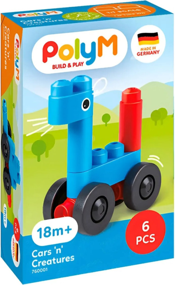 Конструктор PolyM Cars n Creatures 760001