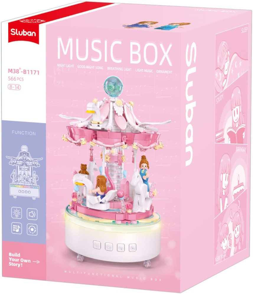 Конструктор Sluban Carousel Music Box M38-B1171
