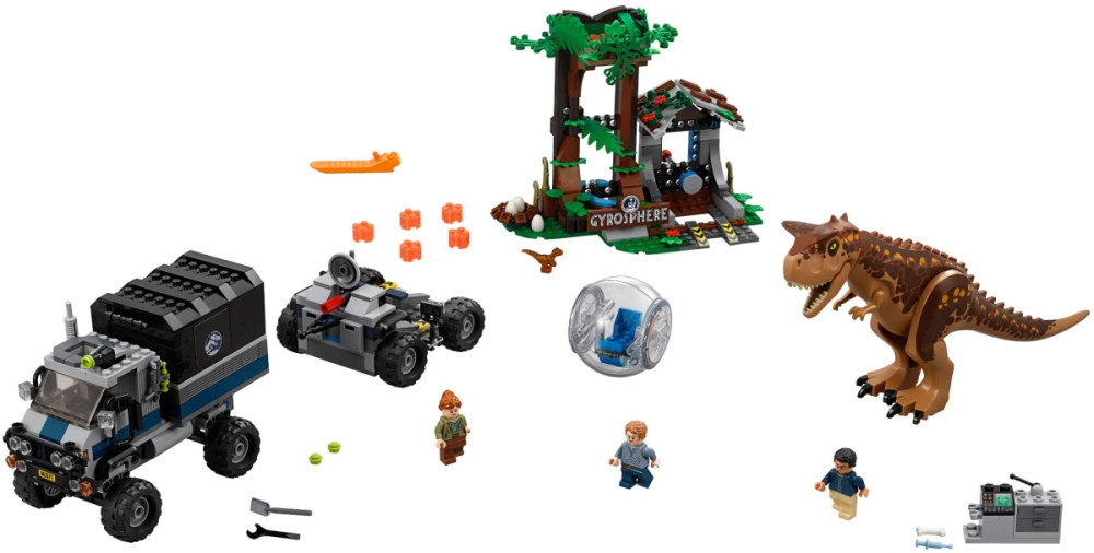 Конструктор Lego Carnotaurus Gyrosphere Escape 75929