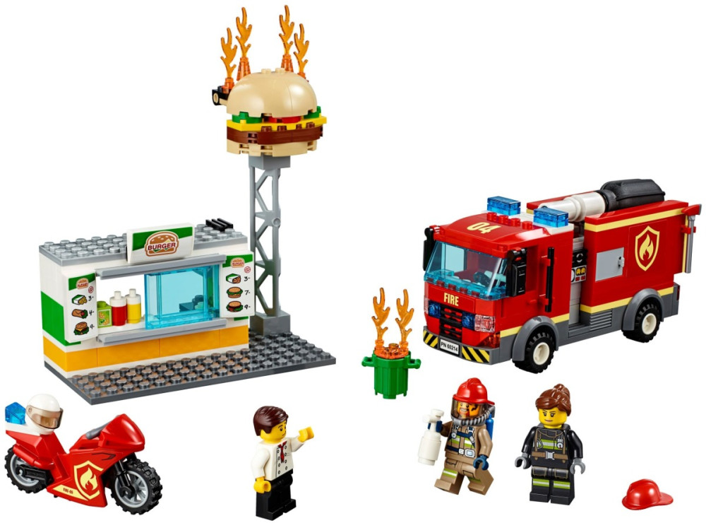 Конструктор Lego Burger Bar Fire Rescue 60214