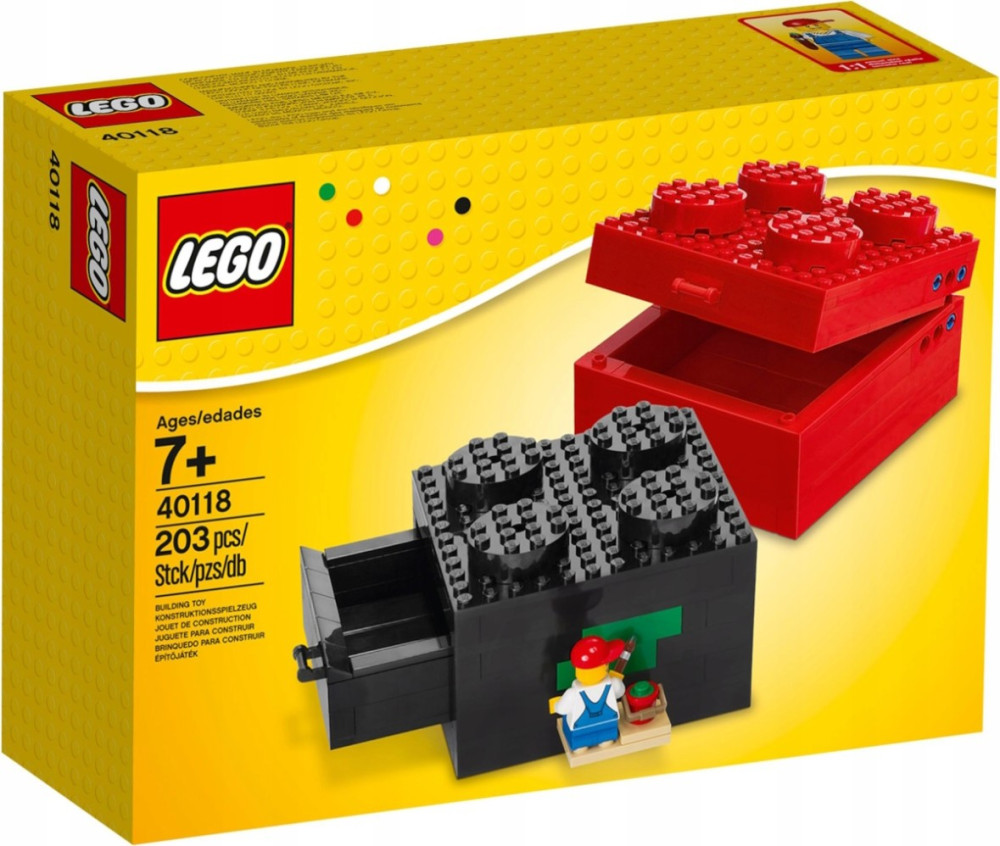 Конструктор Lego Buildable Brick Box 2x2 40118