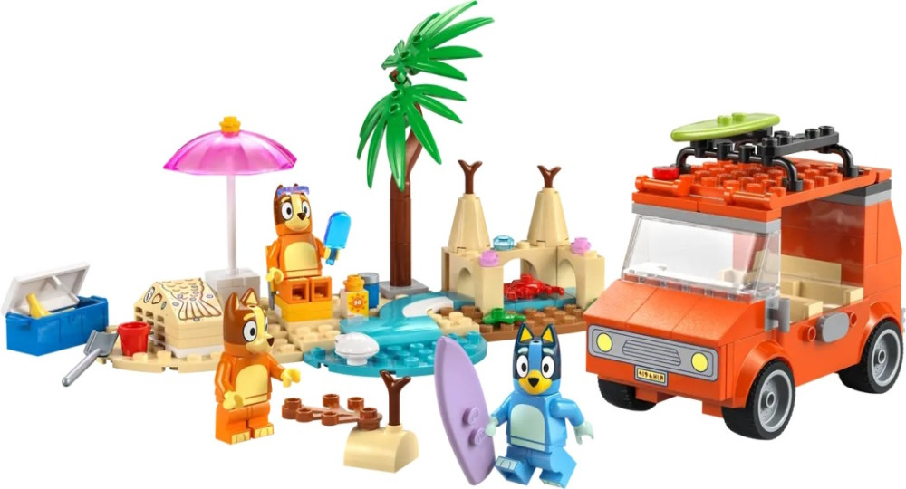 Конструктор Lego Blueys Beach and Family Car Trip 11202