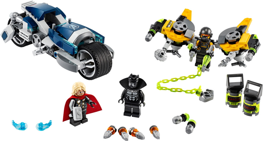 Конструктор Lego Avengers Speeder Bike Attack 76142