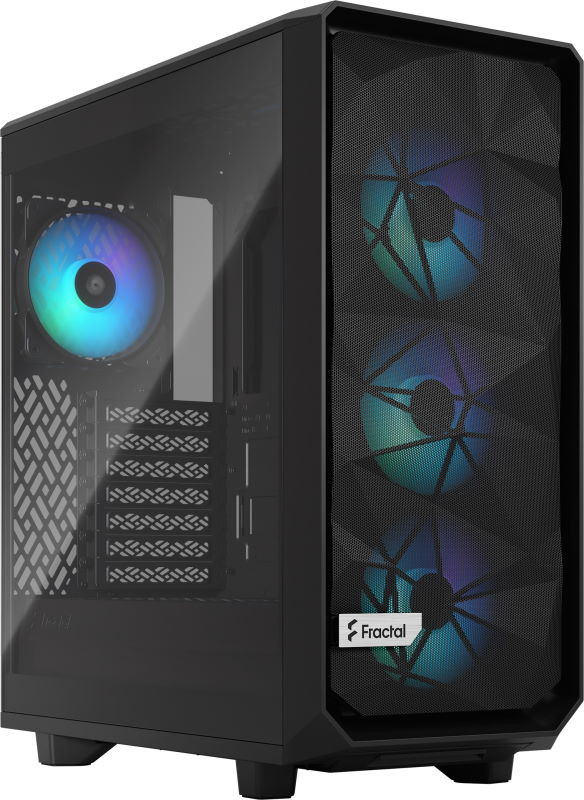 Корпус Fractal Design Meshify 2 Compact Lite RGB Black TG