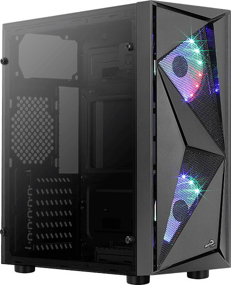Корпус Aerocool Glider Tempered Glass