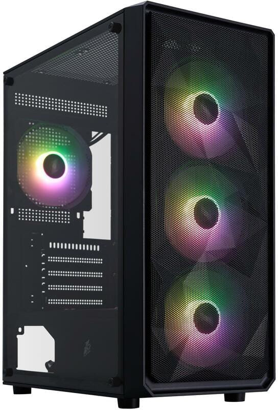 Корпус 1stPlayer FD3-M-4F7 Black
