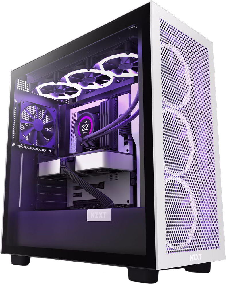 Корпус NZXT H7 Flow White/Black