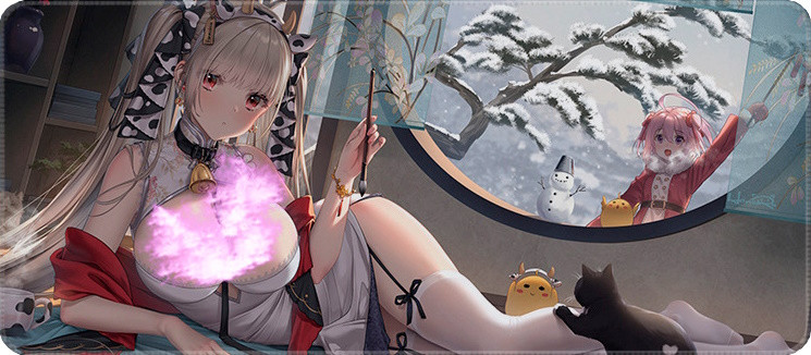 Игровой коврик Voltronic Power Anime Girl (Cozy Winter)